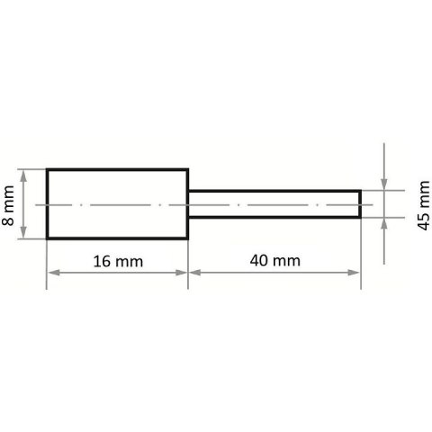 ŚCIERNICA TRZPIENIOWA 'ZY' WALCOWA P2ZY 0816.06 P.120 LUKAS