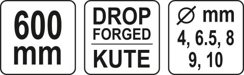 SZCZYPCE DO ZACISKANIA LIN STALOWYCH YATO