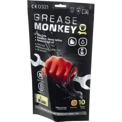 RĘKAWICE GREASE MONKEY R. L/9 NITRYLOWE 10 SZTUK BETA