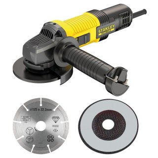 SZLIFIERKA KĄTOWA 125MM 850W+STA38107+STA38007 STANLEY