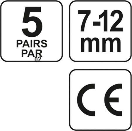 ZATYCZKI DO USZU PIANKA 33DB 5PAR YATO