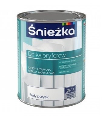 EMALIA AKRYLOWA DO KALORYFERÓW BIAŁA 0,75L ŚNIEŻKA