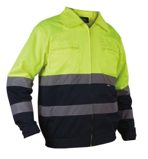 KURTKA OSTRZEGAWCZA ŻÓŁTO-GRANATOWA L VIZWELL