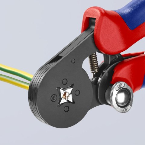 SAMONASTAWNE SZCZYPCE DO ZAGNIATANIA TULEJEK 180MM KNIPEX