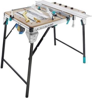 STÓŁ MASZYNOWO-ROBOCZY WOLFCTAFT MASTER CUT 2500 PRO 2 PŁYTY WOLFCRAFT