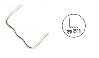 ZSZYWKI 0.8MM RS18 DO PLASTIKU 100 SZT. DEDRA