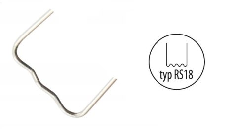 ZSZYWKI 0.8MM RS18 DO PLASTIKU 100 SZT. DEDRA