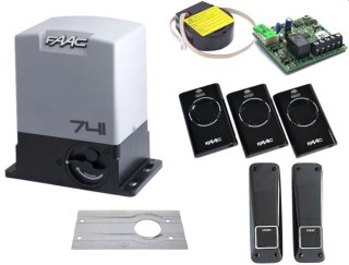 NAPĘD DO BRAM PRZESUWNYCH - ZESTAW STARTOWY DELTA 3 - 741 FAAC