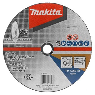 TARCZA PŁASKA DO METALU 230*2.0*22MM MAKITA