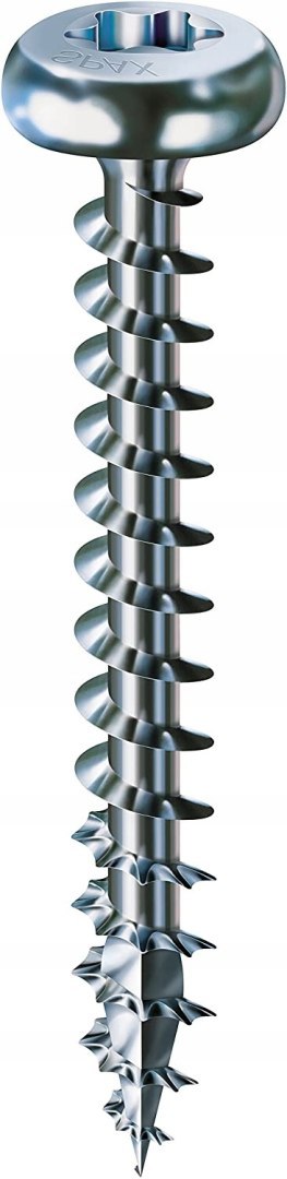 WKRĘT ŁEB PÓŁKULISTY (1000) OCYNK BIAŁY 3.5*20MM HB TX MINI SPAX