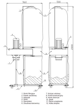 ZESTAW ODCIAGU TROCIN ZOT-1 TYWENT
