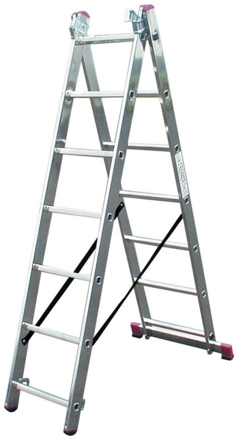 DRABINA ALUMINIOWA 3-ELEMENTOWA CORDA 3*7 SZCZEBLI KRAUSE