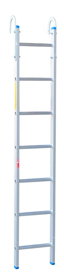 DRABINA ALUMINIOWA OPIERALNA Z HAKIEM 200CM DRABEX