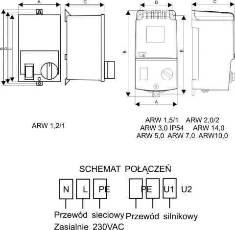REGULATOR ARW 1.5 IP 54 TYWENT
