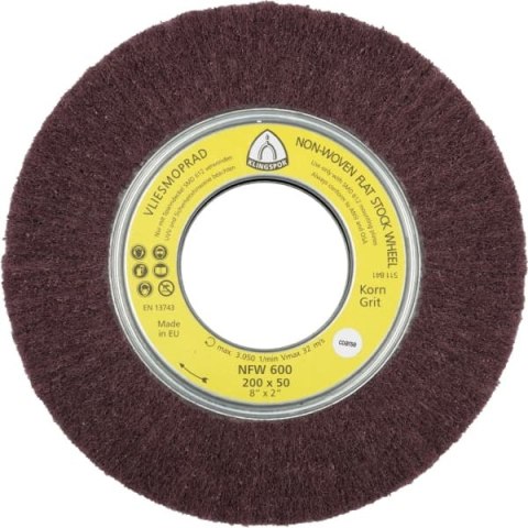 ŚCIERNICA NASADZANA Z WŁÓK. NFW600 MEDIUM 165*50*43 258899 KLINGSPOR