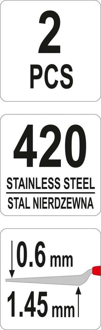 SZPACHELKI SZTUKATORSKIE KOMPLET 2. SZTUKI YATO