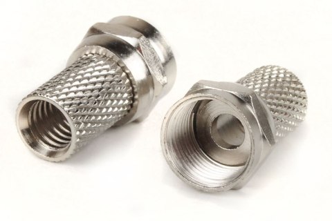 ZŁĄCZE TYPU F NA KABEL RG6 Z USZCZELKĄ GUMOWĄ 7/20MM UN