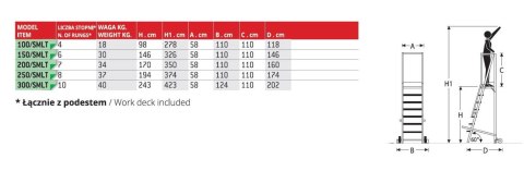 PODEST MAGAZYNOWY SMLT/150 FARAONE