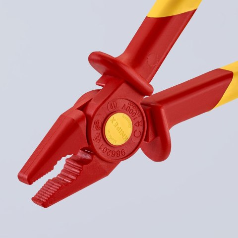 SZCZYPCE PŁASKIE Z TWORZYWA SZTUCZNEGO IZOLOWANE 180MM KNIPEX