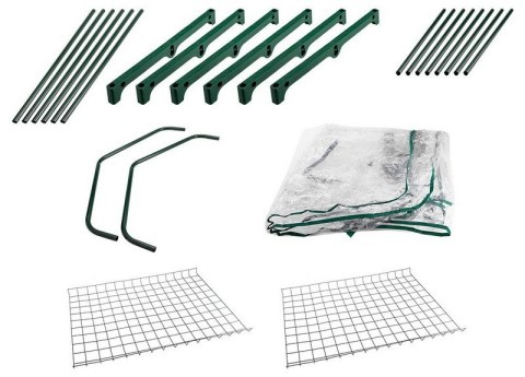 SZKLARNIA 69*49*95 CM, FOLIA PVC, METALOWA KONSTRUKCJA NEO