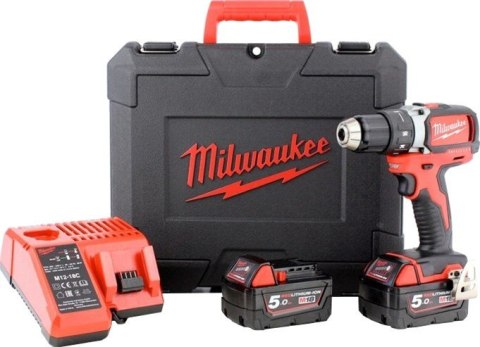 WIERTARKO-WKRĘTARKA BEZSZCZ. M18 BLDD2-502X 2*5.0AH MILWAUKEE