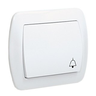 AKORD PRZYCISK /DZWONEK/ BIAŁY SIMON