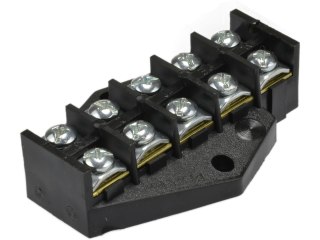 LISTWA ZACISKOWA, PIERŚCIEŃ ROZGAŁĘŹNY 5X10MM2 CZARNY UN