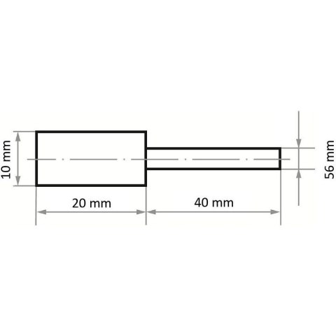 ŚCIERNICA TRZPIENIOWA 'ZY' WALCOWA P2ZY 1020.06 P.280 LUKAS