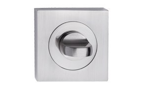 SZYLD KWADRAT Z KOŁEM NIKIEL SZCZOTKOWANY WC UN