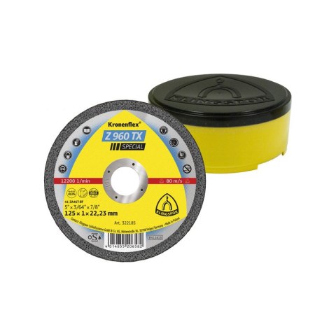 TARCZA PŁASKA Z960TX SPECIAL 115*1.0*22 322184 KLINGSPOR