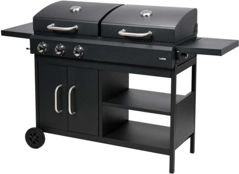 GRILL 2W1, GAZOWY + WĘGLOWY, 8.6KW LUND