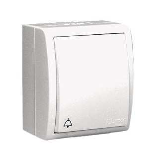 AQUARIUS PRZYCISK DZWONEK IP54 BIAŁY AQD1/11 SIMON