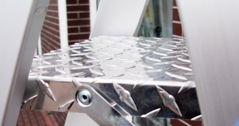 DRABINA WOLNOSTOJĄCA PRZEMYSŁOWA 229CM 3 STOPNI + PODEST DRABEX