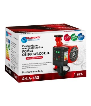POMPA DO C.O.ELEKTRONICZNA ENERGOOSZCZĘDNA RS25/40EL/180MM DIAMOND