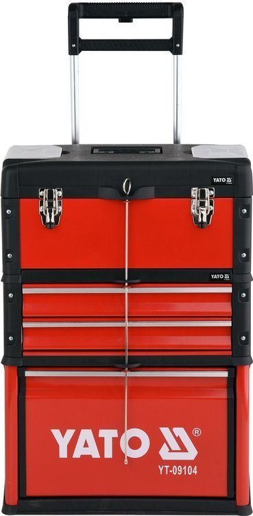 WÓZEK NARZĘDZIOWY 3-CZĘŚCIOWY Z NARZĘDZIAMI YATO