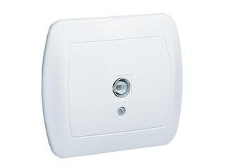 AKORD GNIAZDO ANTENOWE TV KOŃCOWE BIAŁE SIMON