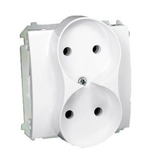 BASIC MODUŁ GNIAZDO 2-KROTNE B/U 16A SIMON
