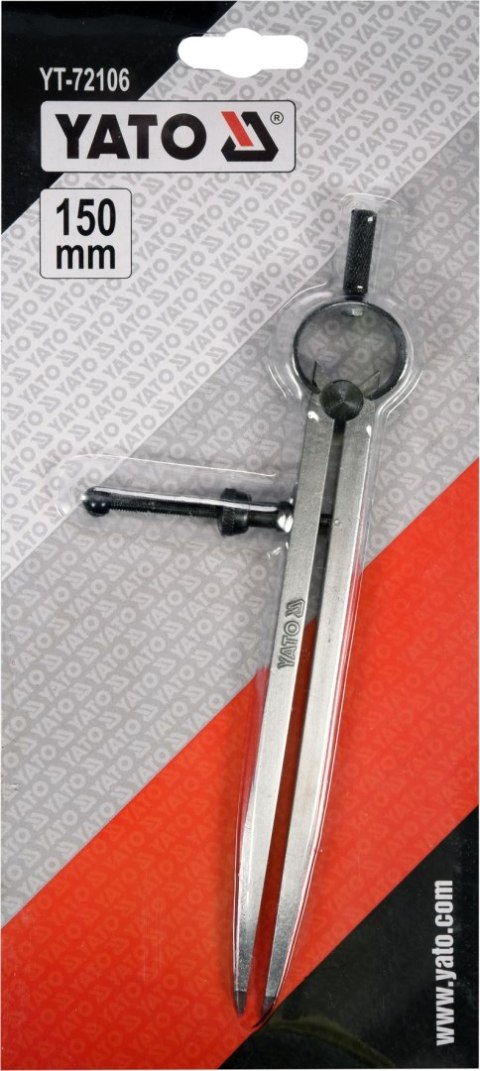 CYRKIEL ZE SPRĘŻYNĄ I ŚRUBĄ 150MM YATO