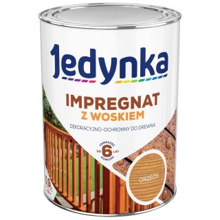 IMPREGNAT DO DREWNA Z WOSKIEM JEDYNKA ORZECH 2.5L JEDYNKA