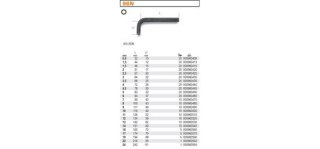 KLUCZ TRZPIENIOWY KĄTOWY 6-KĄTNY 1.5MM BETA