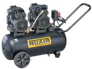 KOMPRESOR BEZOLEJOWY WYCISZONY 50L 8BAR 3KM NUAIR