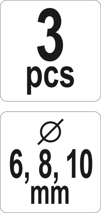 OGRANICZNIK GŁĘBOKOŚCI WIERCENIA 6,8,10MM YATO