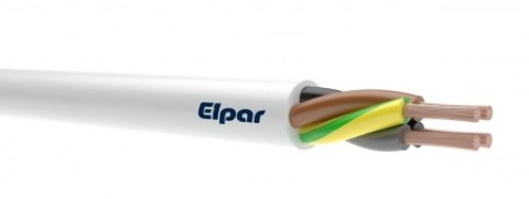 PRZEWÓD WARSZTATOWY OWY H05VV-F 4X1,5 BIAŁY 300/500V ELPAR